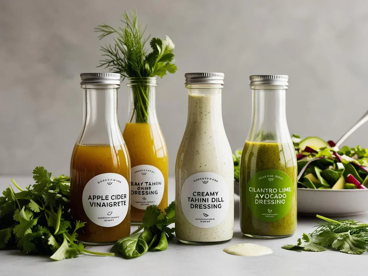 Simple Spring Salad Dressings