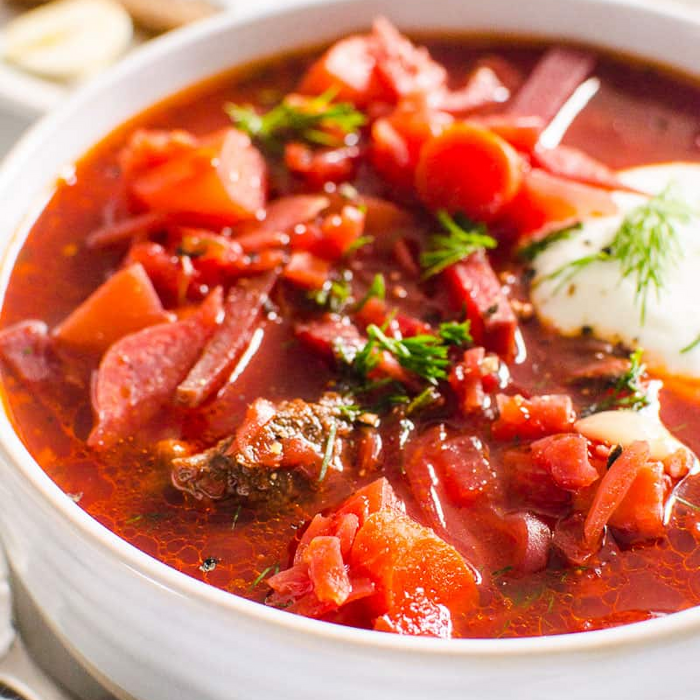 Cabbage and Beet Detox Soup