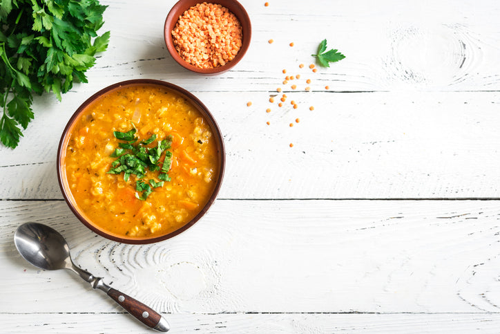 Spiced Lentil Curry Soup