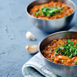 Squash, Chickpea & Lentil Moroccan-Spiced Stew