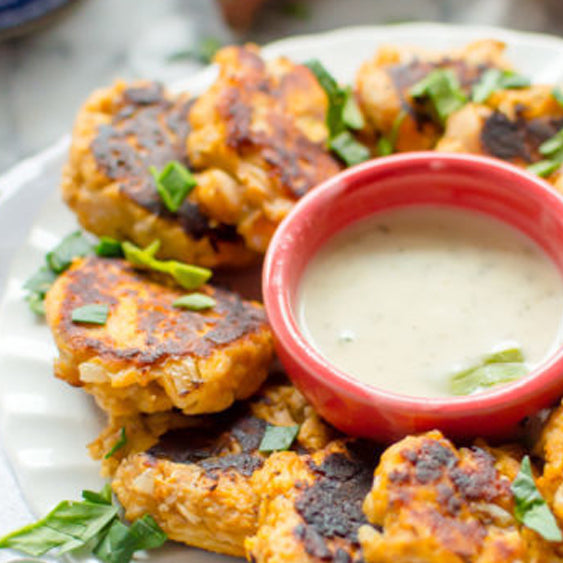 Sweet Potato and Salmon Poppers