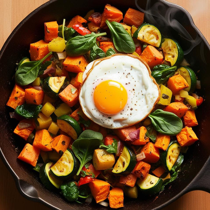 Veggie-Packed Sweet Potato Breakfast Hash