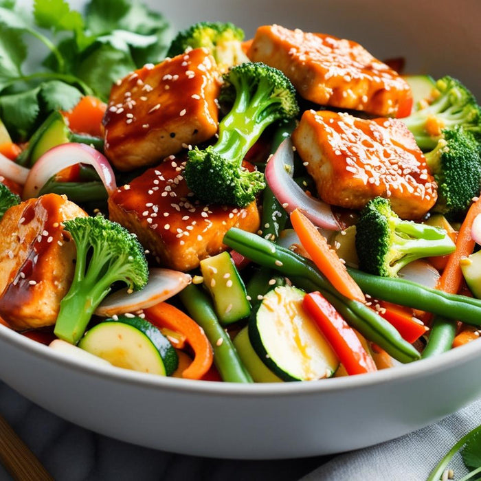 Turkey or Tempeh Teriyaki