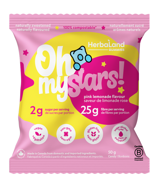 Herbaland Gummies Oh My Stars Pink Lemonade 50g