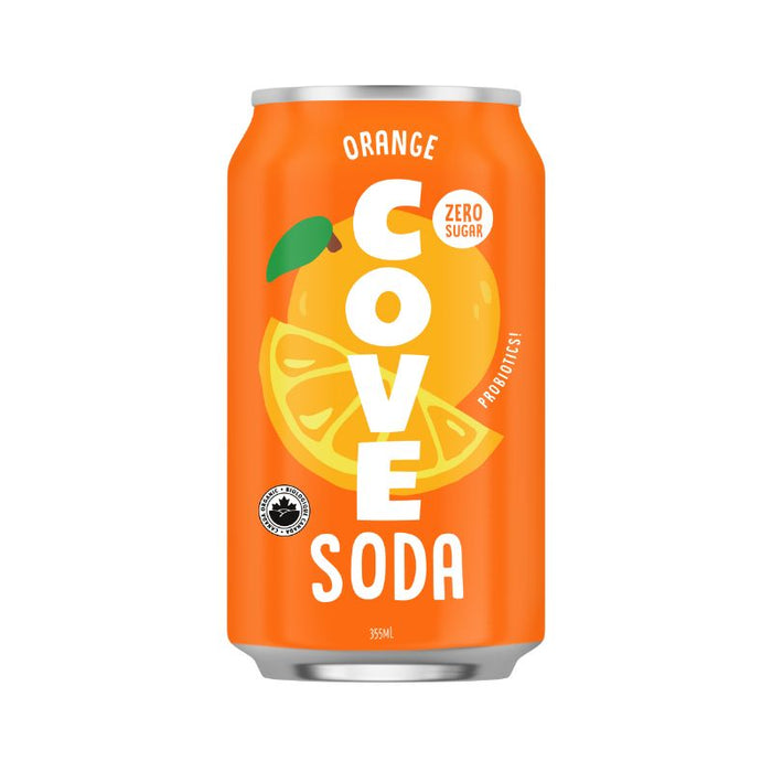 Cove Soda Gut Healthy Orange 355ml