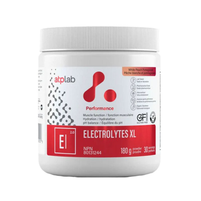 ATP Lab Electrolytes XL White Peach Pomegranate 180G 180 GRAMS