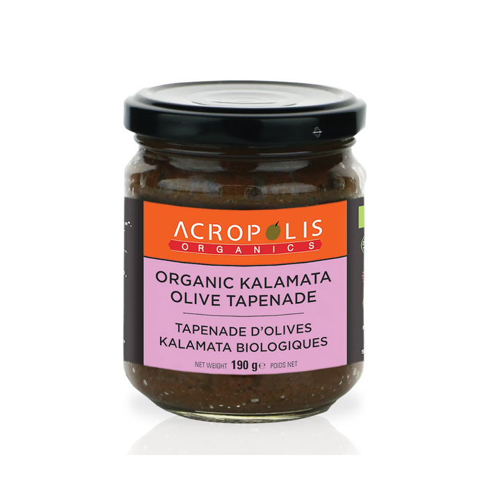 Acropolis Organics - Organic Tapenade Kalamata Olives 190ml