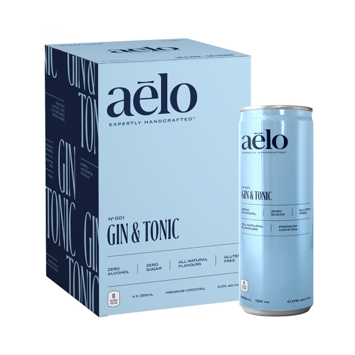 Aelo - Non-alcoholic Gin & Tonic 4pk