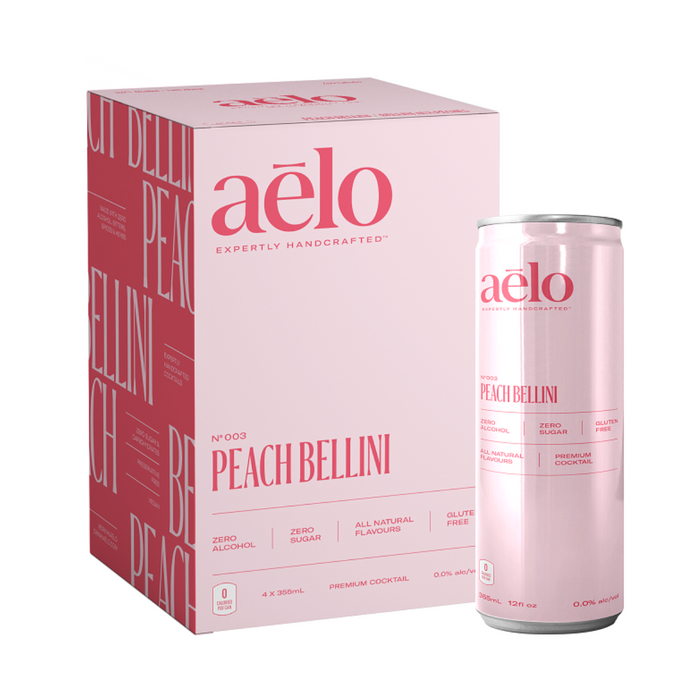 Aelo - Non-alcoholic Peach Bellini 4pk