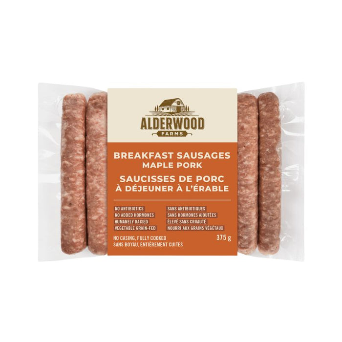 Alderwood Breakfast Sausage Pork Maple 375g