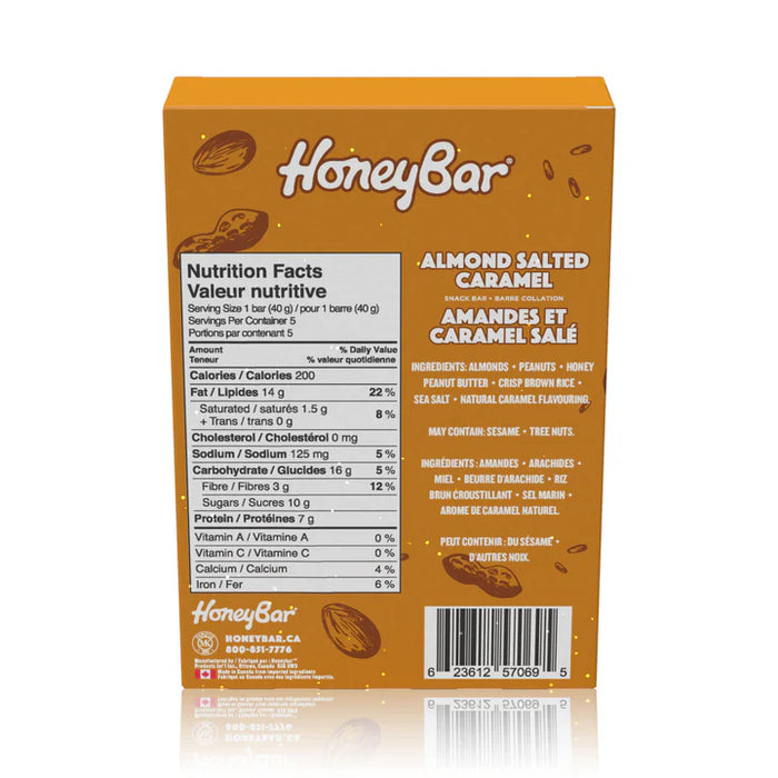 Honeybar Almond Salted Caramel 5 pack