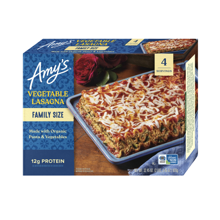 Amy's Family Size Vegetable Lasagna 920g