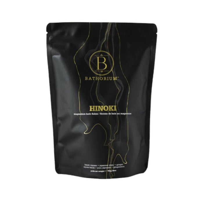Bathorium Hinoki Magnesium Bath Flake Soak 750G 750 GRAMS