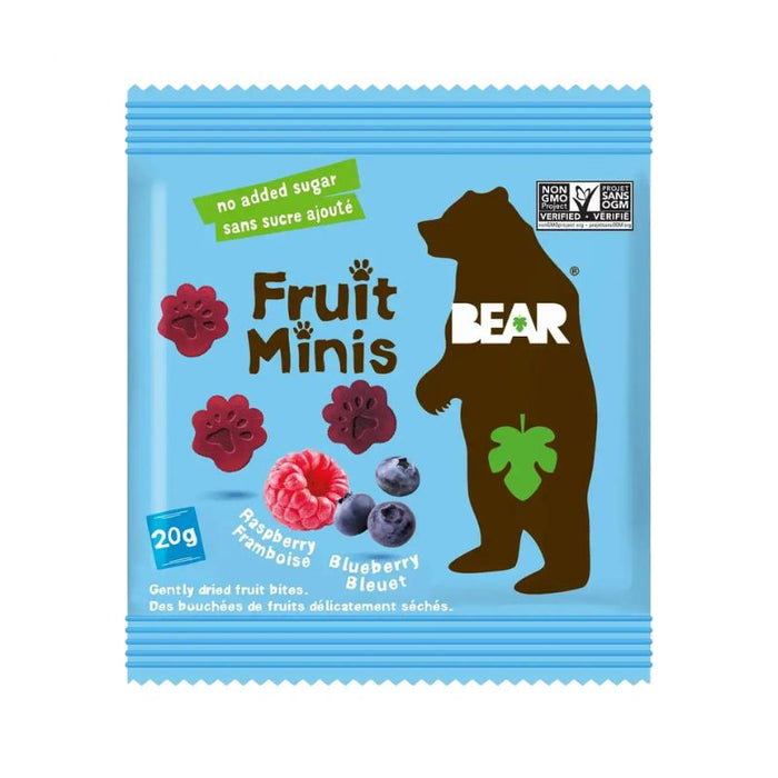 Bear Fruit Mini Raspberry Blueberry 20G