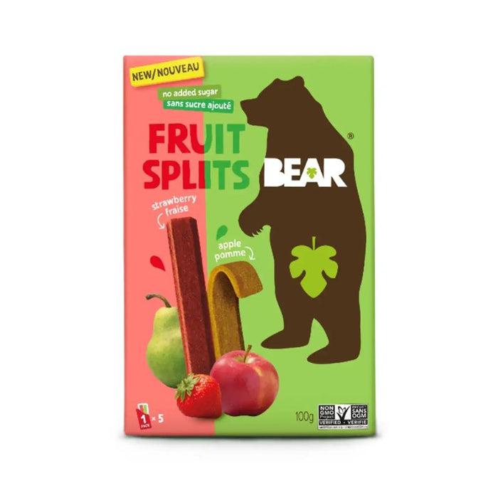 Bear Fruit Mini Strawberry Apple 5X20 GRAMS