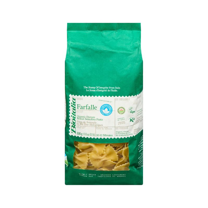 Bioitalia Pasta Farfalle Organic 500g