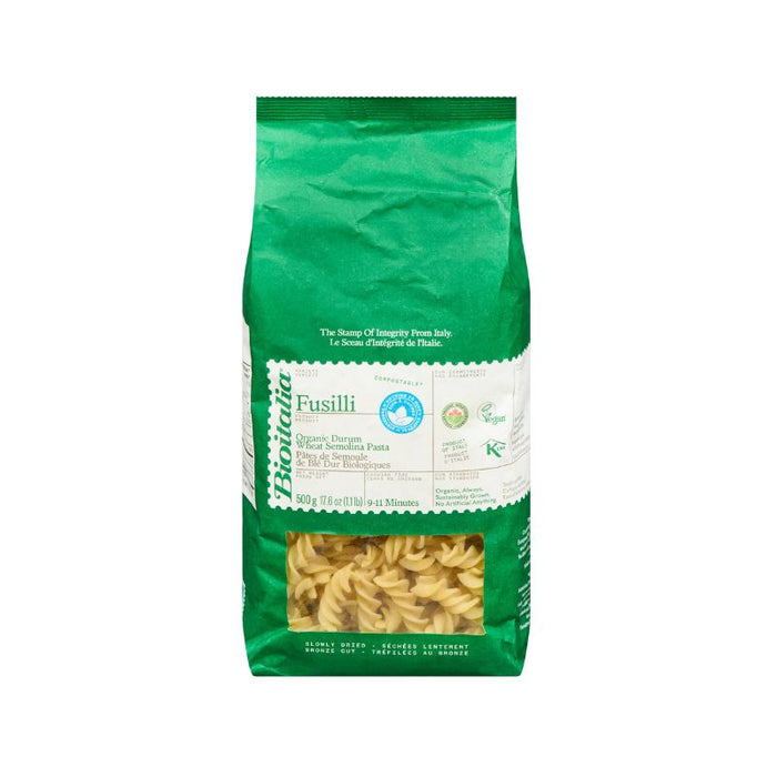 Bioitalia Pasta Fusilli Wheat Organic 500g