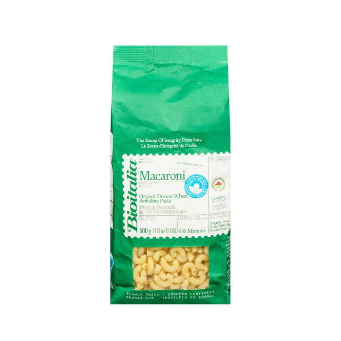 Bioitalia Pasta Macaroni Organic 500g