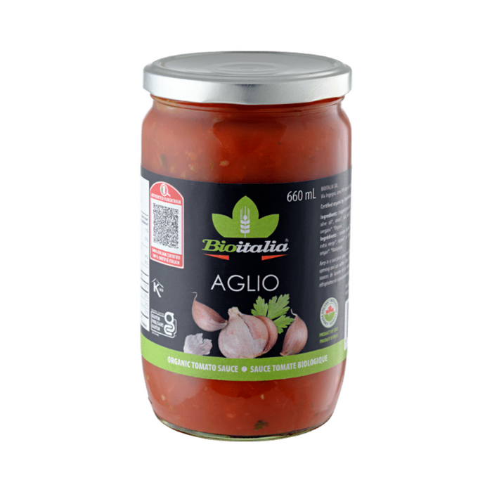 Bioitalia Pasta Sauce Aglio Organic 660ml