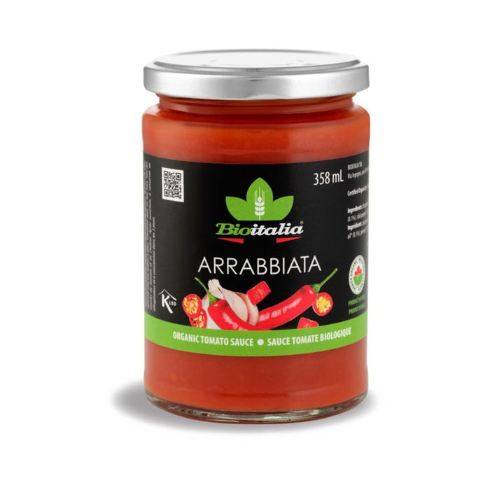 Bioitalia Pasta Sauce Arrabbiata Organic 358ml