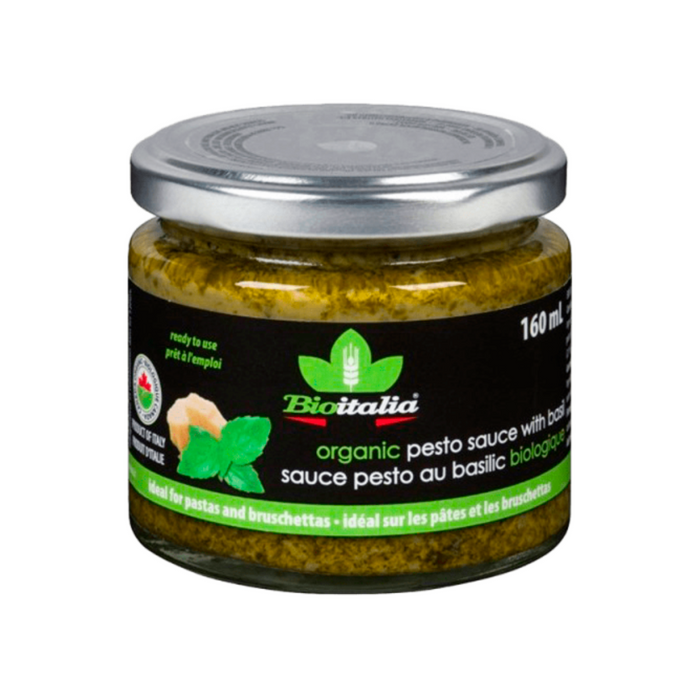 Bioitalia Pesto Sauce Basil Organic 160ml