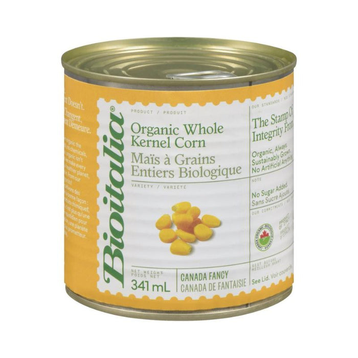 Bioitalia Whole Kernel Corn 341ml