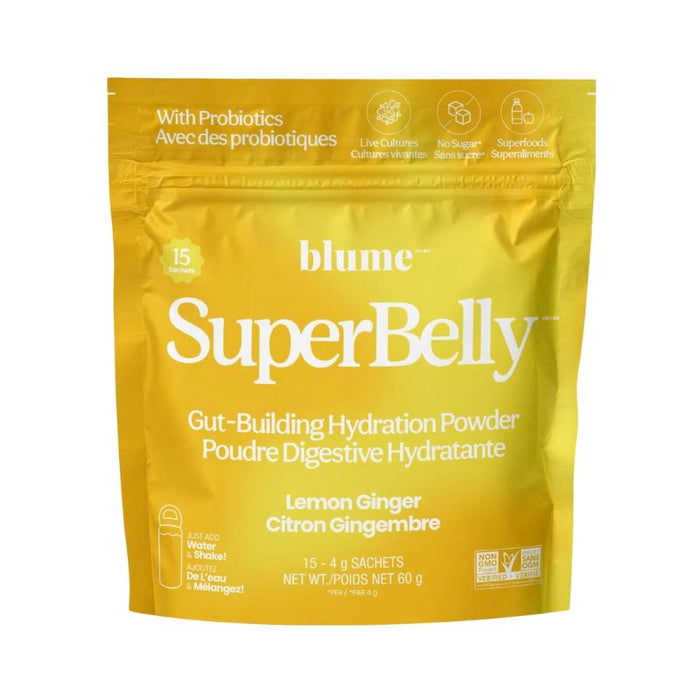 Blume Superbelly Lemon Ginger 15 Pack 60g