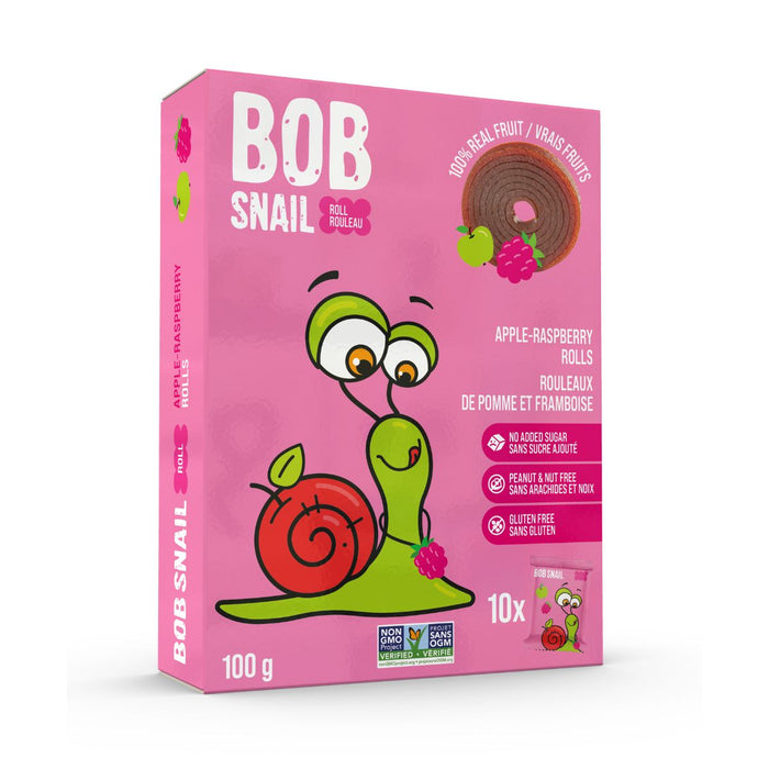 Bob Snail - Fruit Rolls Apple Raspberry 100g