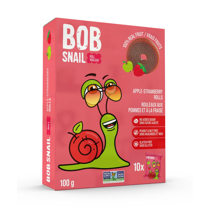 Bob Snail - Fruit Rolls Apple Strawberry 100g