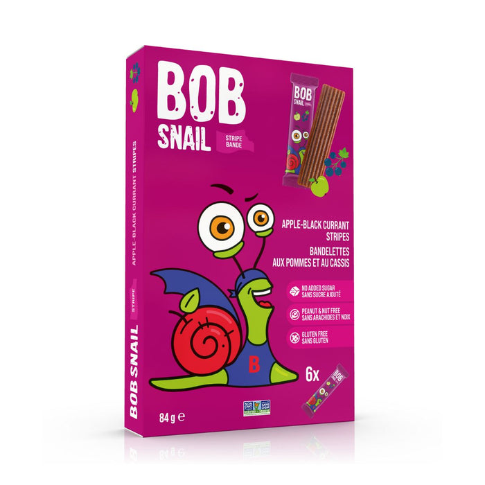 Bob Snail - Fruit Stripes Apple Black Currant 84g