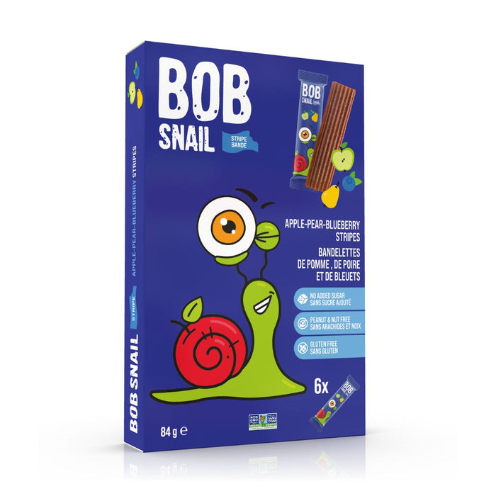 Bob Snail - Fruit Stripes Apple Pear Blueberry 84g
