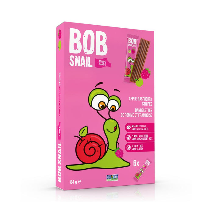 Bob Snail - Fruit Stripes Apple Raspberry 84g