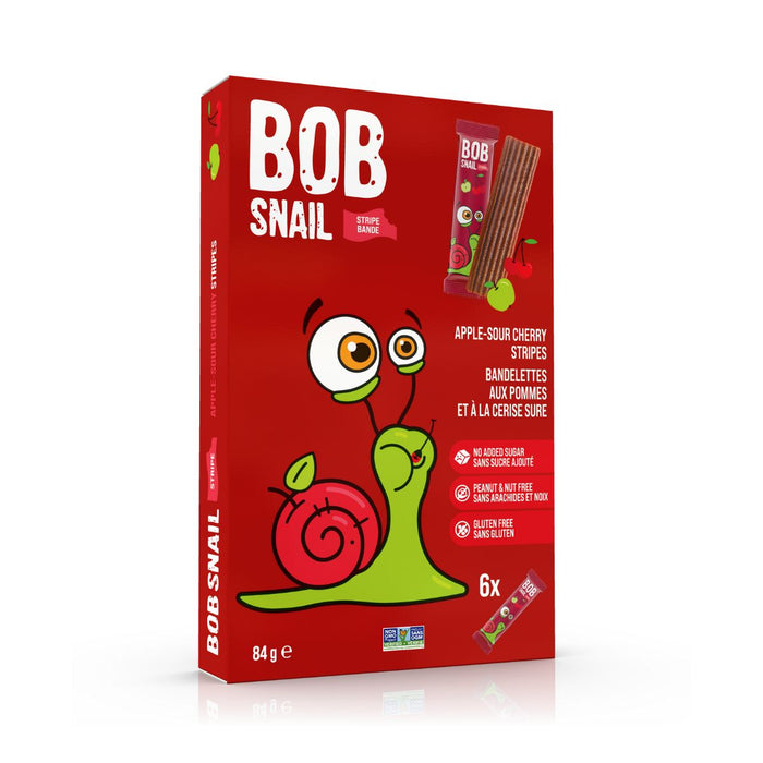Bob Snail - Fruit Stripes Apple Sour Cherry 84g