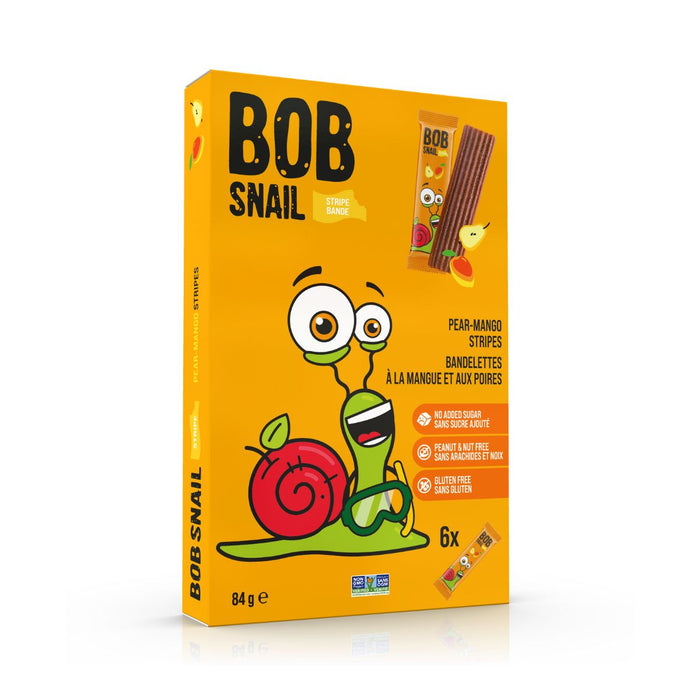 Bob Snail - Fruit Stripes Pear Mango 84g