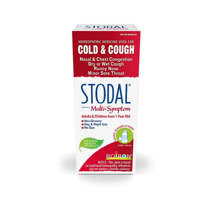 Boiron Stodal Cold & Cough Syrup 200ml