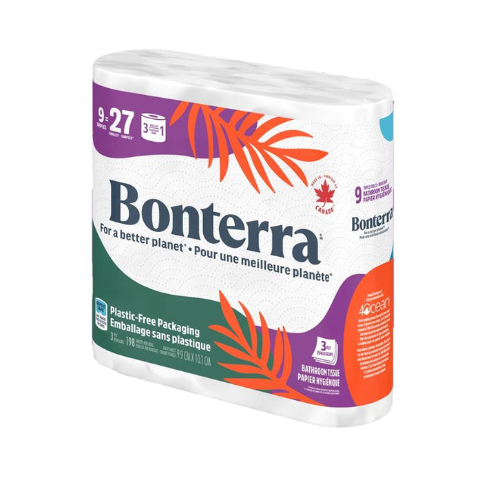 Bonterra Toilet Paper 9 Pack