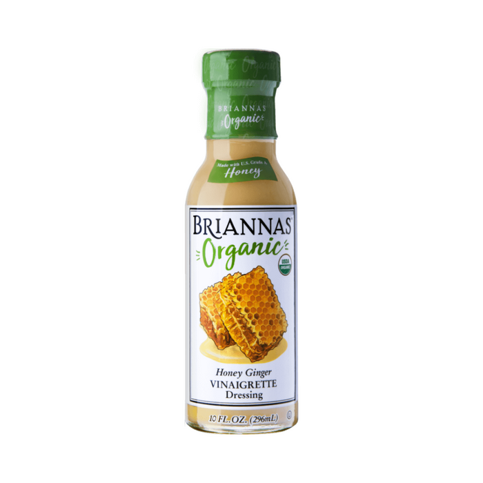 Briannas Organic Dressing Honey Ginger Vinaigrette 296ml