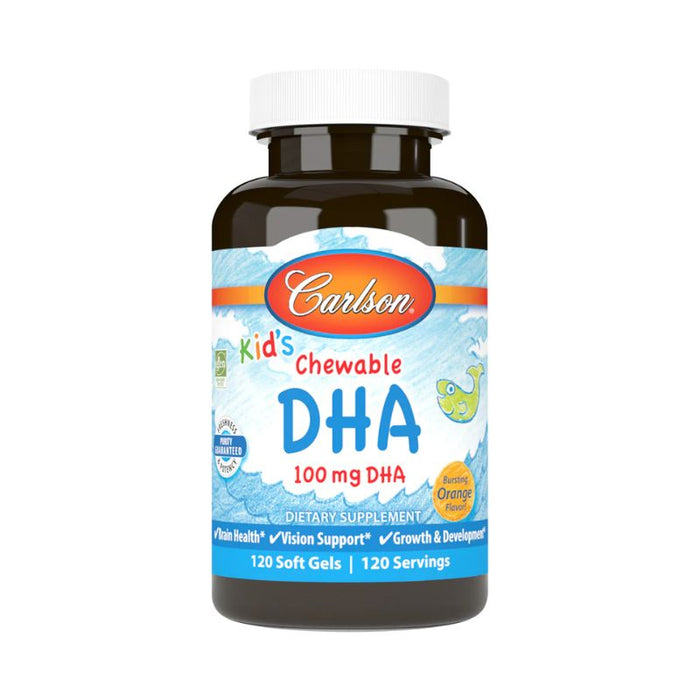Carlson Chewable DHA For Kids 100Mg 120 CHEWABLE SOFTGELS