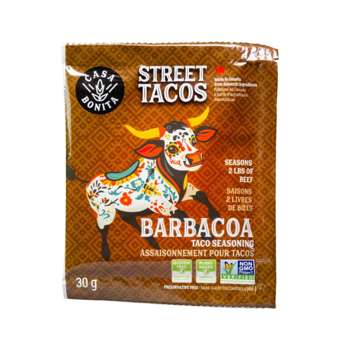 Casa Bonita Taco Seasoning Barbacoa For Beef 30G 30 GRAMS