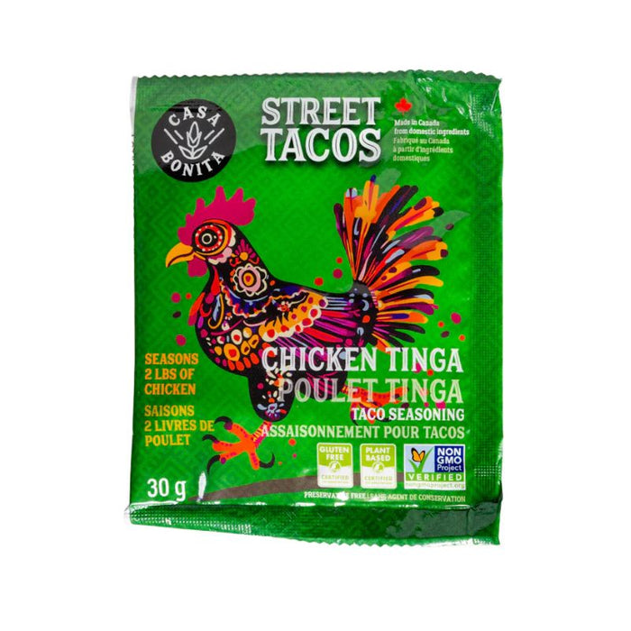 Casa Bonita Taco Seasoning Chicken Tinga  30G 30 GRAMS