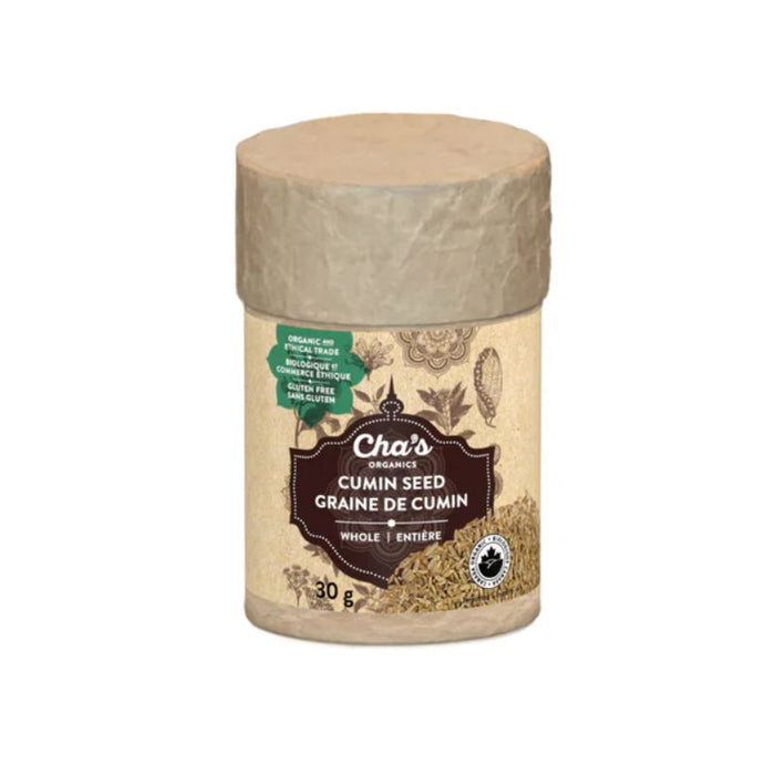 Cha's Organics Spice Cumin Seed Whole 30g