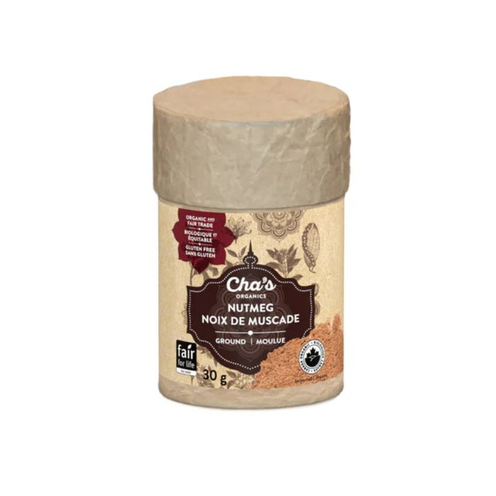 Cha's Organics Spice Nutmeg Ground Gluten Free 30g