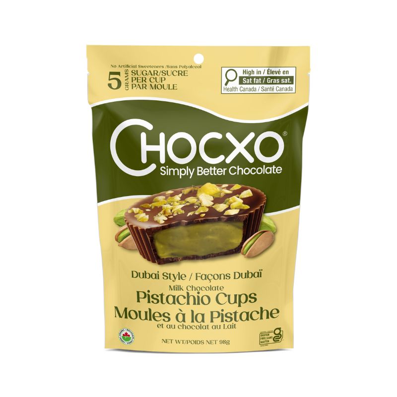 Chocxo Cup Dubai Pistachio Style 98g — Natural Food Pantry Online