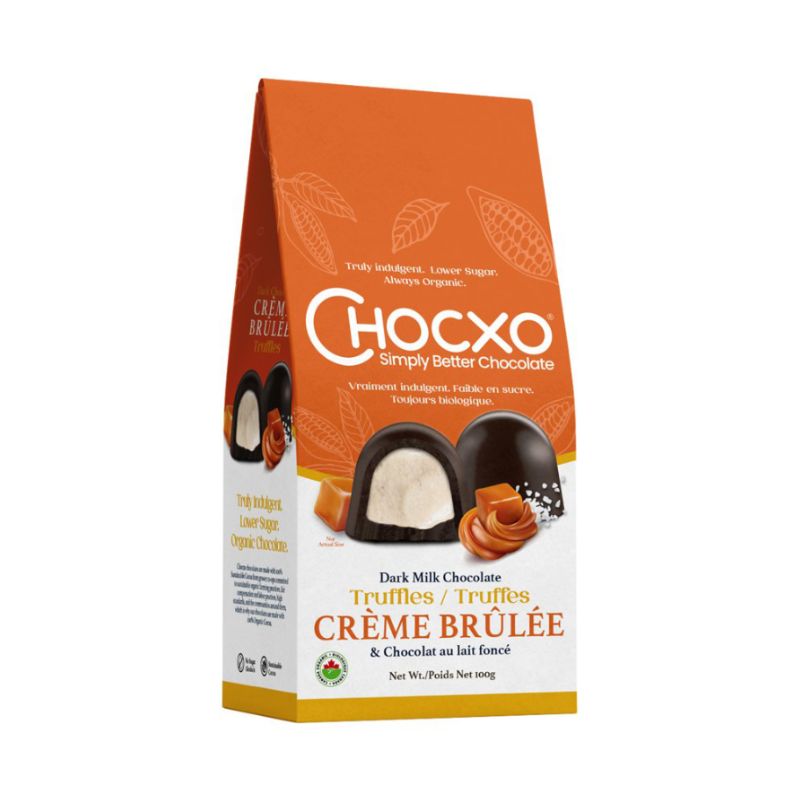 Chocxo Dark Chocolate Truffles Creme Brulee 100G — Natural Food