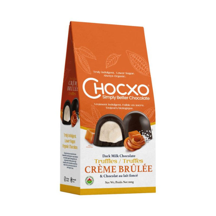 Chocxo Dark Chocolate Truffles Creme Brulee 100G