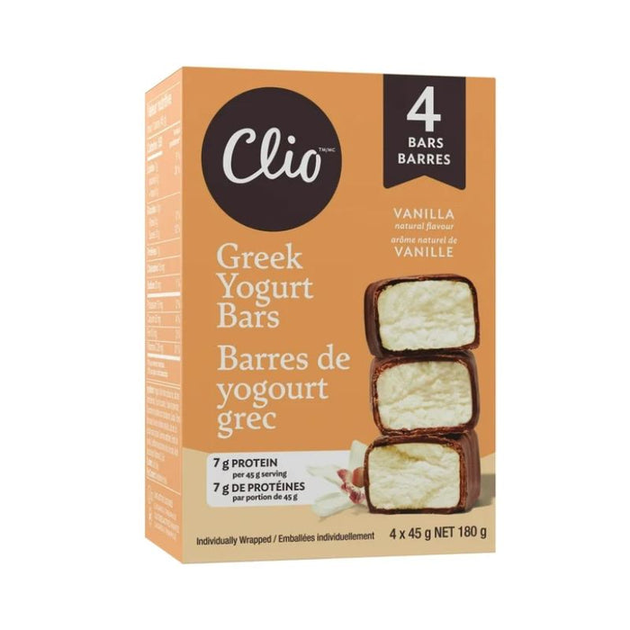 Clio Frozen Yogurt Bars Dark Chocolate Vanilla 180g