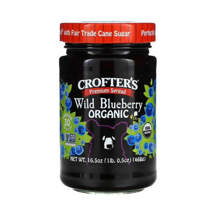 Crofter's Family Size Premium Spread Blueberry 383ml