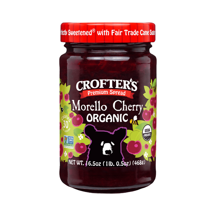 Crofter's Family Size Premium Spread Organic Morello Cherry 468g