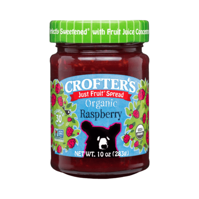 Crofter's Organic Gluten Free Raspberry Fruit Spread 283g