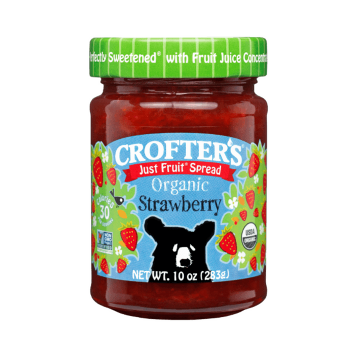 Crofter's Organic Gluten Free Strawberry Fruit Spread 283g